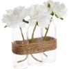 atmosphera Estilo Rústico|Plantas Y Flores Artificiales>3 Floreros De Vidrio Con Rosas 22Cm