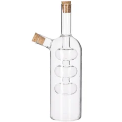 secret d'gourmet Vinagreras, Azucareros, Saleros Y Pimenteros>Aceitera+Vinagrera Desig Vidrio 22/7Cl