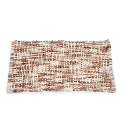 Alfombras De Baño>Alfombra beige de malla 50x80cm