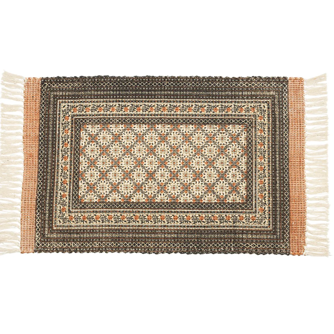 atmosphera Alfombras Decorativas>Alfombra CAIRO de yute y algodón 120x160Cm
