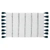 5five Alfombras De Baño>Alfombra de Baño Azul Petróleo Con Pompones 50x75c