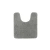 Alfombras De Baño>Alfombra de baño con contorno gris claro 45x50cm