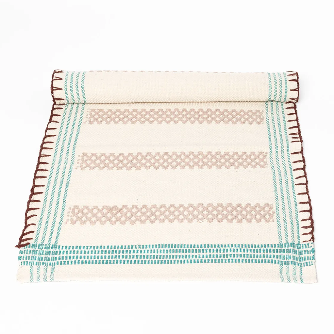 hôma Textil De Cocina>Alfombra de cocina WONJA beige y azul 60x150cm