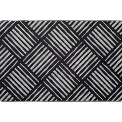 Alfombras De Entrada>Alfombra De Entrada Gris África 50x80cm