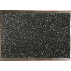 Alfombras De Entrada>Alfombra De Entrada Negra 80x120cm
