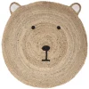atmosphera Téxtil>Alfombra de oso beige 100cm