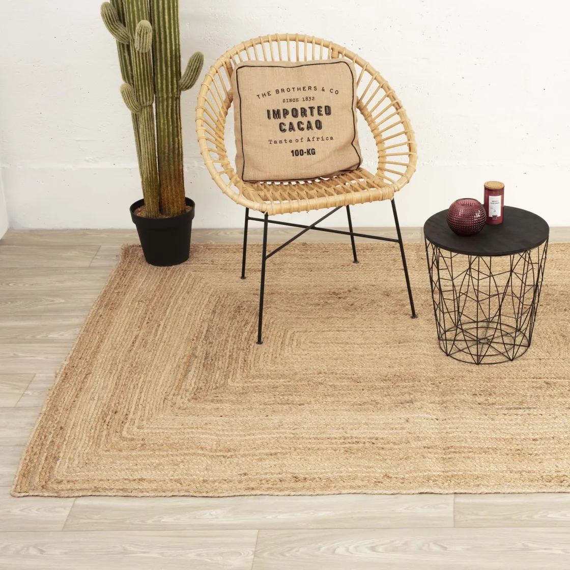 atmosphera Alfombras Decorativas>Alfombra De Yute Natural 160x230Cm