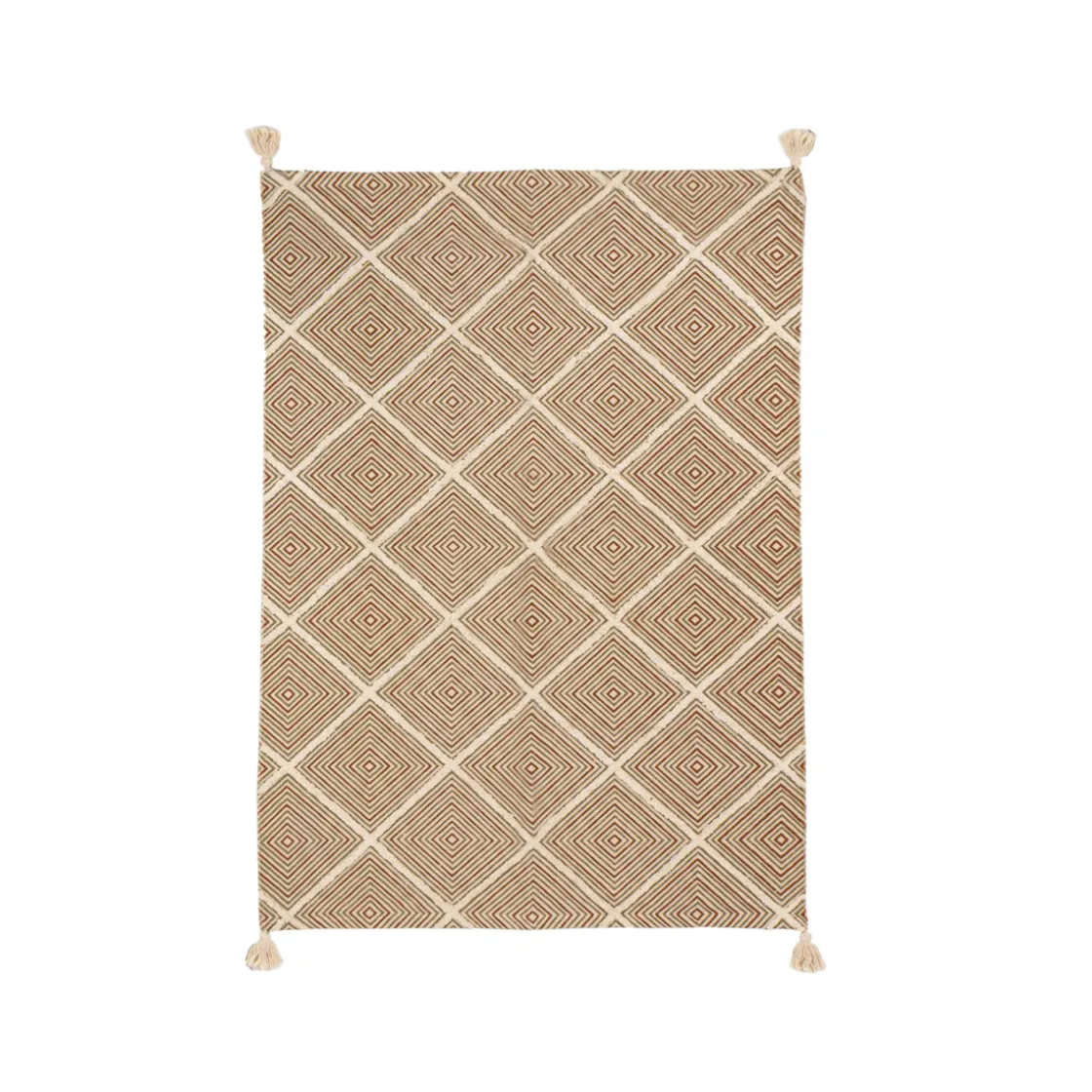 atmosphera Alfombras Decorativas>Alfombra Folk Con Borlas 120x160Cm