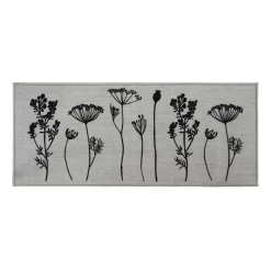 Alfombras De Entrada>Alfombra Herbier Gris 50x120cm