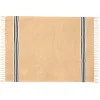 Alfombras Decorativas>Alfombra Inuit Crudo Y Negro Con Flecos 120x160cm