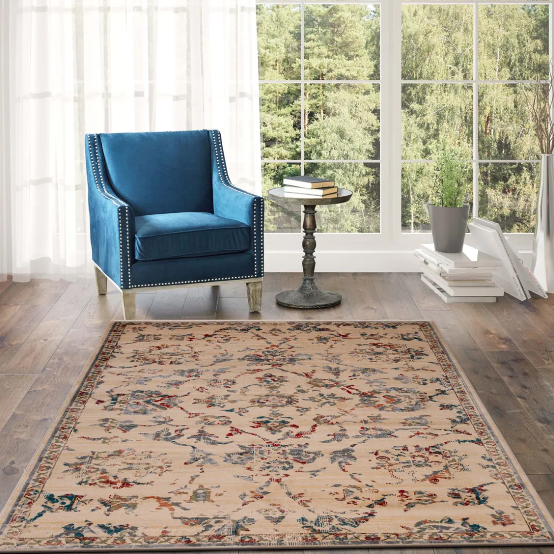 Alfombras Decorativas>Alfombra Lene Beige/Azul 120x160Cm