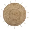 atmosphera Alfombras Decorativas>Alfombra LUREX COSY beige de yute 80cm