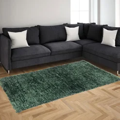 Alfombras Decorativas>Alfombra Lux Verde Oscuro 120x160Cm