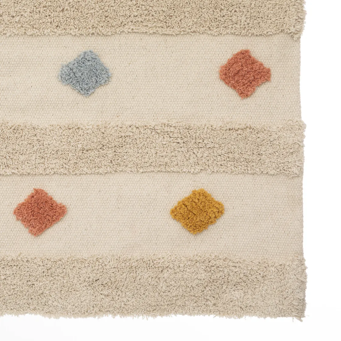 atmosphera4kids Téxtil>Alfombra Oasis Rombos Multic. 120x170Cm