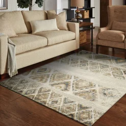 Alfombras Decorativas>Alfombra Quatro Beige133x190Cm