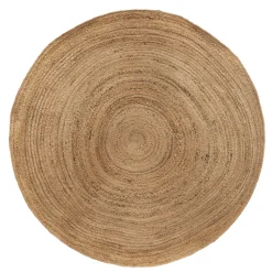 atmosphera Alfombras Decorativas>Alfombra redonda beige 160cm