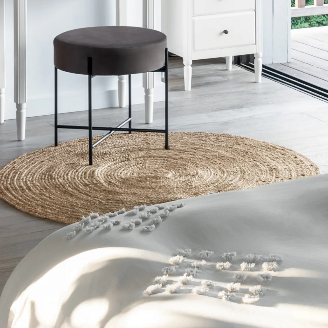 atmosphera Alfombras Decorativas>Alfombra ROND de yute 120cm