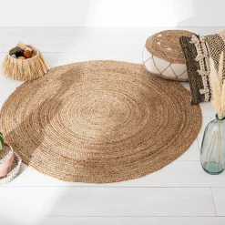 atmosphera Alfombras Decorativas>Alfombra ROND de yute 80cm