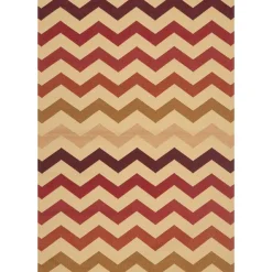 Alfombras Decorativas>Alfombra Sunlight Roja/Beige 120x180Cm