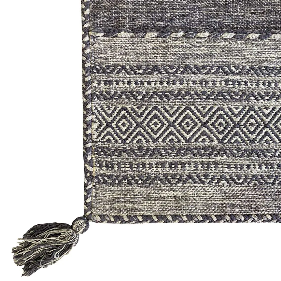 Alfombras De Cocina>Alfombra Tribal Gris 60x100Cm