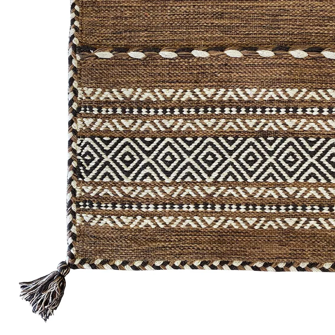 Alfombras Decorativas>Alfombra Tribal Marrón 160x230Cm