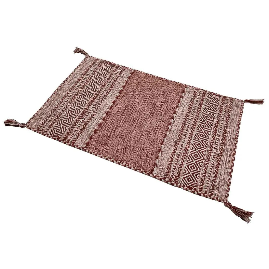 Alfombras Decorativas>Alfombra Tribal Rosa 70x120Cm
