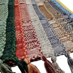 Alfombras Decorativas>Alfombra Tribal Verde 70x120Cm