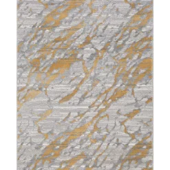 Alfombras Decorativas>Alfombra Viqi Waves Amarilla 80x150cm