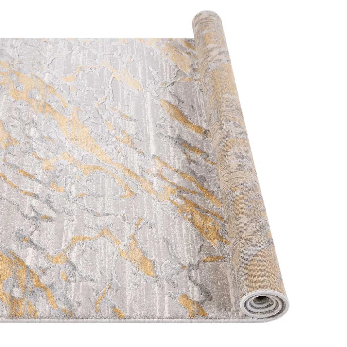 Alfombras Decorativas>Alfombra Viqi Waves Amarilla 120x160cm