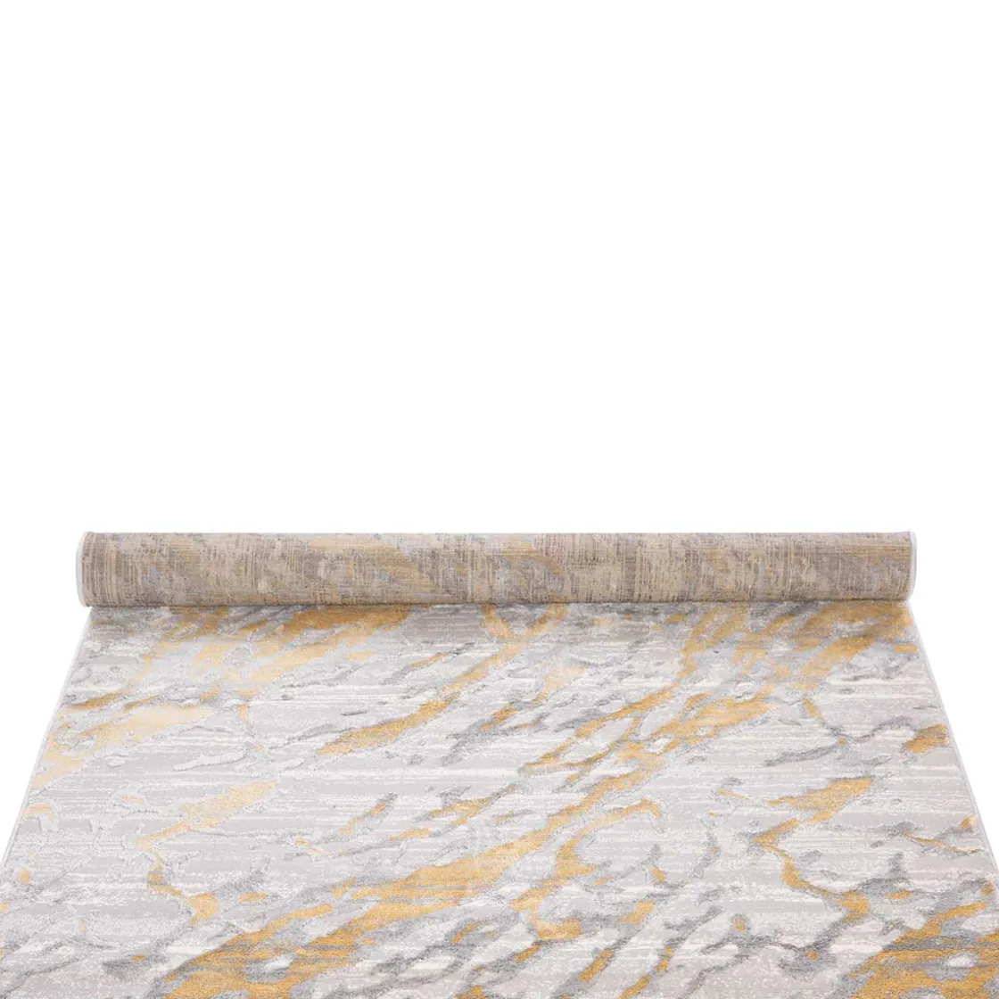 Alfombras Decorativas>Alfombra Viqi Waves Amarilla 120x160cm