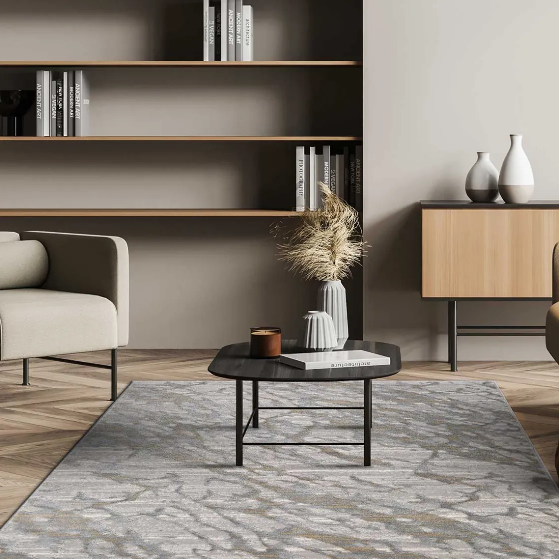 Alfombras Decorativas>Alfombra Viqi Waves Beige 160x235cm