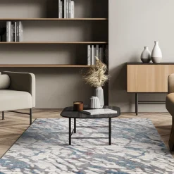 Alfombras Decorativas>Alfombra Viqi Waves Rosa 80x150cm