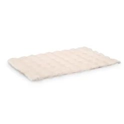 Alfombras De Baño>Alfombra wc blanca 50x80cm