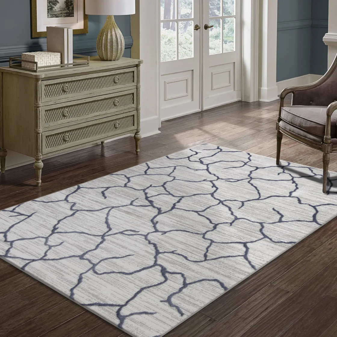 Alfombras Decorativas>Alfombra Weston Gris Antracita 133x190cm