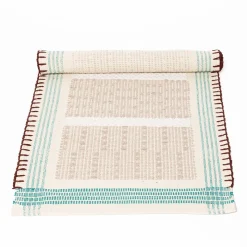 hôma Textil De Cocina>Alfombra WONJA taupe y azul 60x150cm