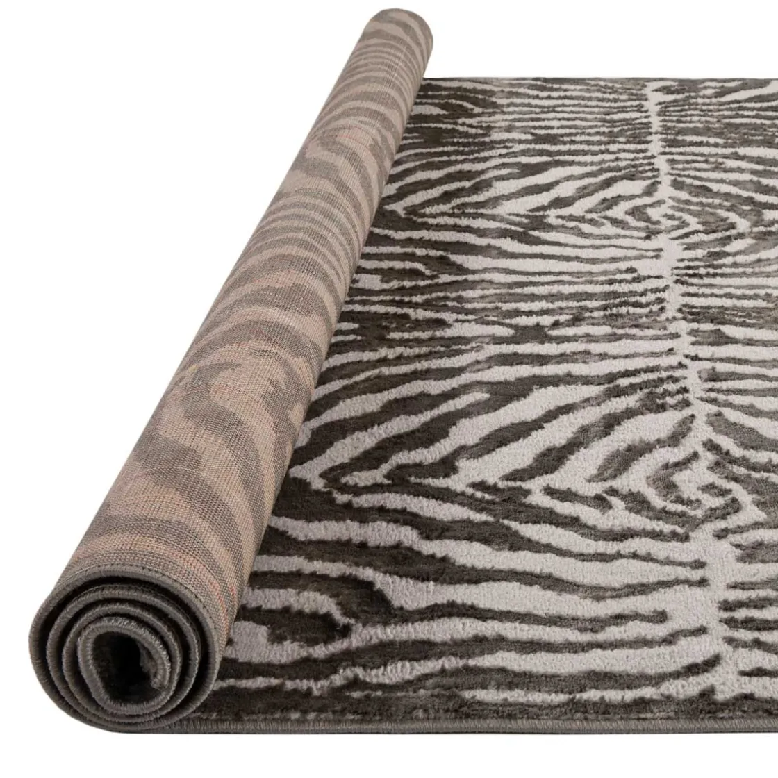 Alfombras Decorativas>Alfombra Zaha Antracita 133x190Cm