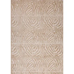 Alfombras Decorativas>Alfombra Zaha Beige Cebra 120x160Cm