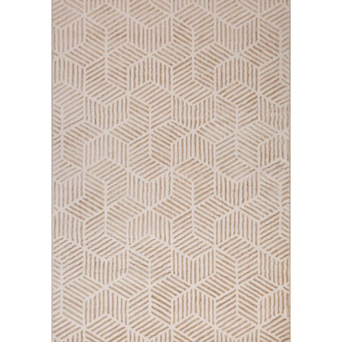 Alfombras Decorativas>Alfombra Zaha Beige Geométrico 120x160Cm