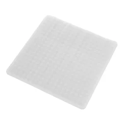 Cortinas Y Alfombras Antideslizantes>Alfombrilla De Baño Antideslizante Blanca 53x53cm