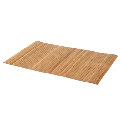 Alfombras De Baño>Alfombrilla de baño de bambú 50x80cm