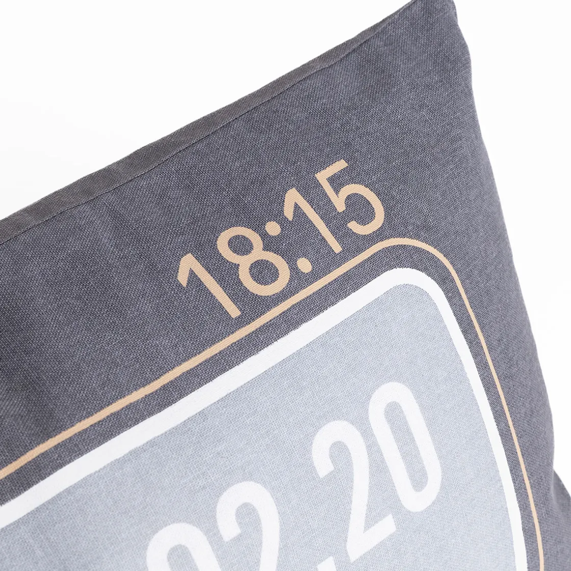 Cojines Y Fundas Decorativas>Almohada decorativa gris oscuro 30x50cm
