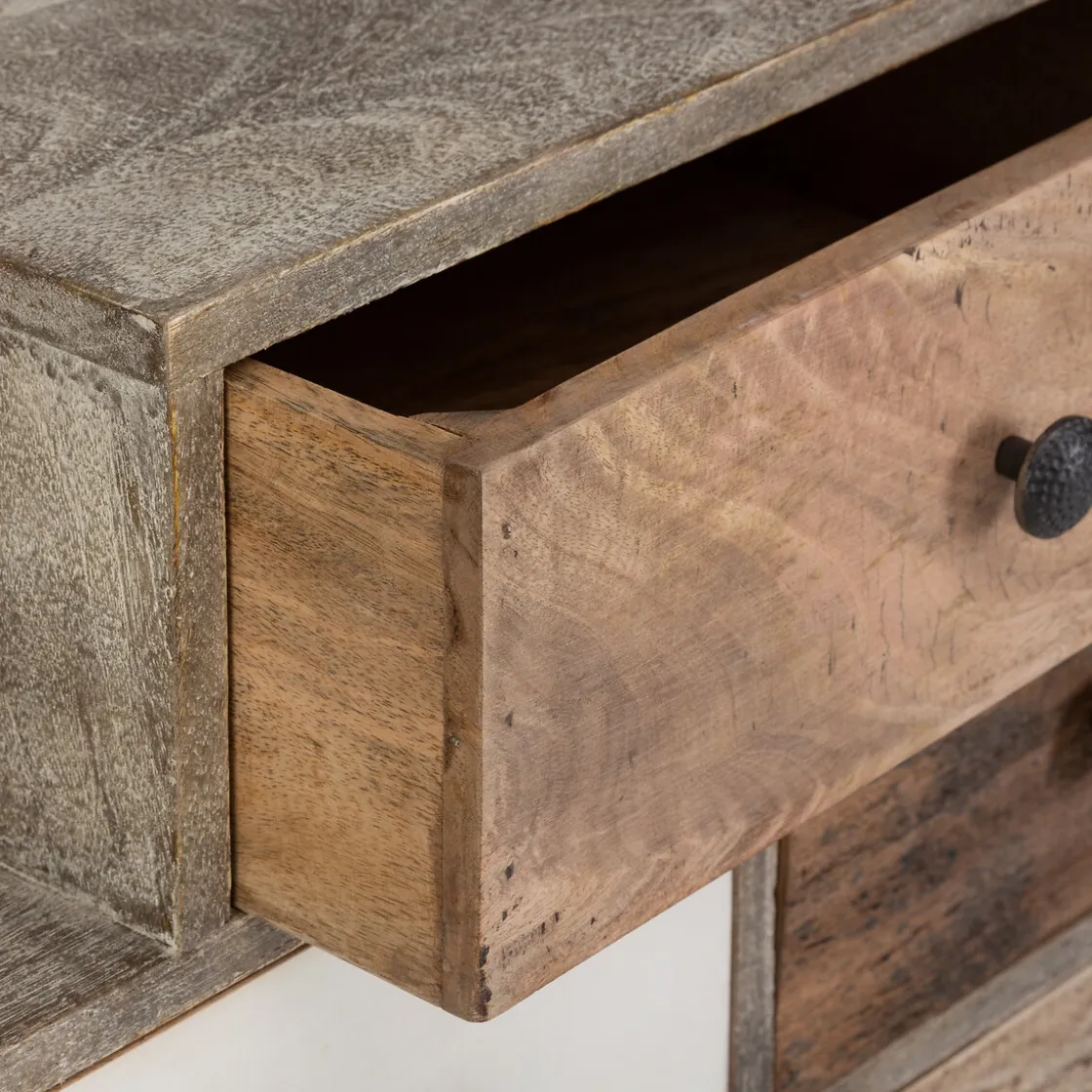 atmosphera Aparadores Y Consolas|Estilo Étnico>Aparador C/8 Cajones Madera 76x35x107Cm