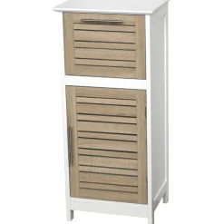 Muebles Con Lavabo Y Auxiliares>Armario Bajo P/Baño De Mdf 36.5x30x83Cm