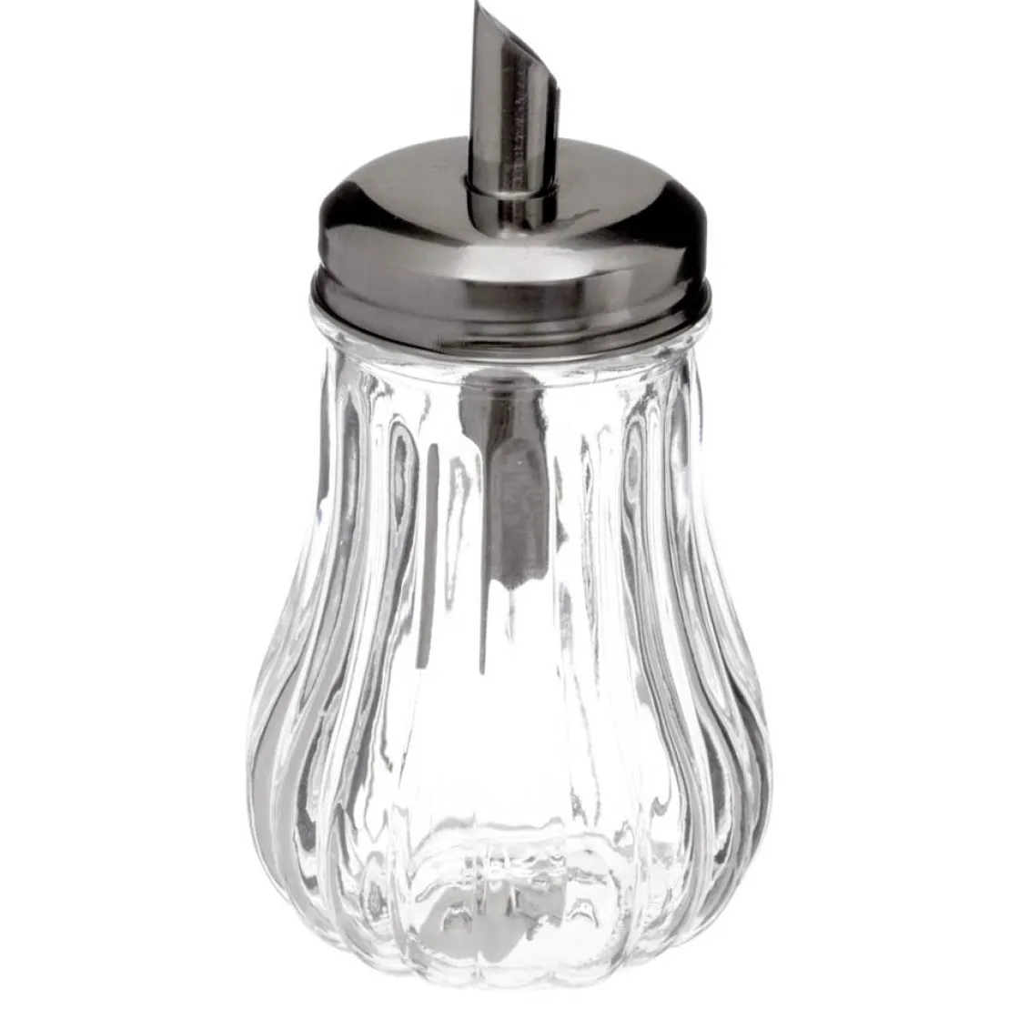 secret d'gourmet Vinagreras, Azucareros, Saleros Y Pimenteros>Azucarero Vidrio C/Dosif. Inox 18Cl