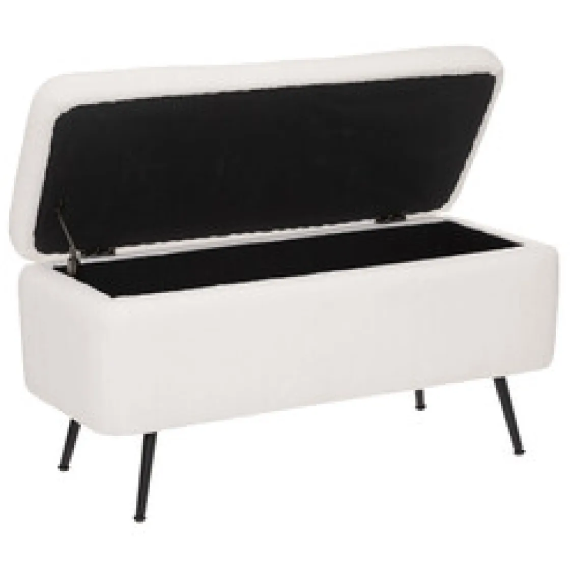 atmosphera Puff Y Banquitos|Estilo Contemporaneo>Banco Blanco Aurora Con Almacenaje