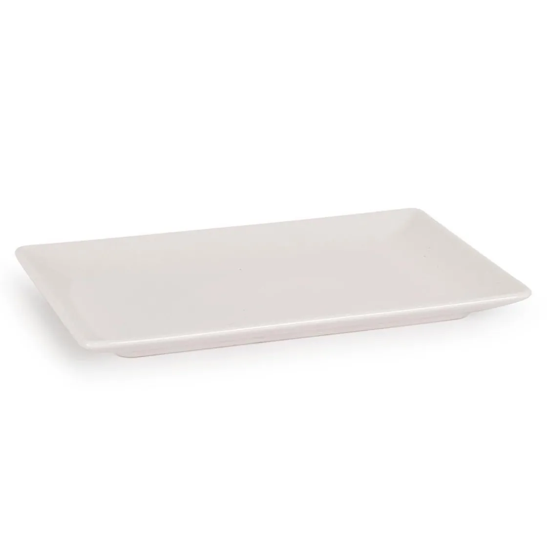 Cuencos, Fuentes Y Ensaladeras>Bandeja Cerámica Elite Blanca 13x20Cm
