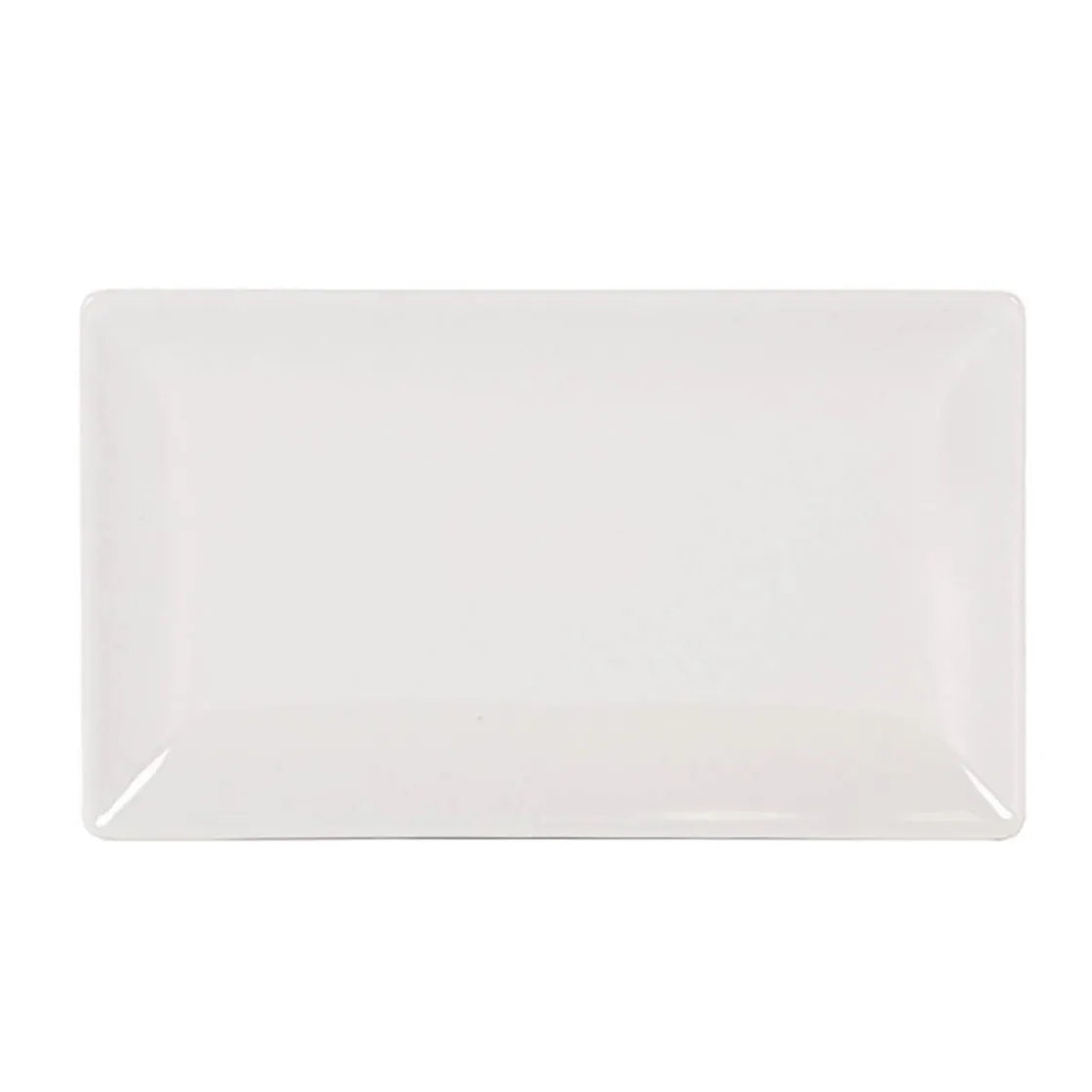 Cuencos, Fuentes Y Ensaladeras>Bandeja ELITE blanca de cerámica 15x25Cm