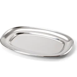 Cuencos, Fuentes Y Ensaladeras>Bandeja Ovalada de Acero Inoxidable 35X26CM
