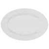 secret d'gourmet Platos>Bandeja ovalada PERLE 33x23cm de porcelana