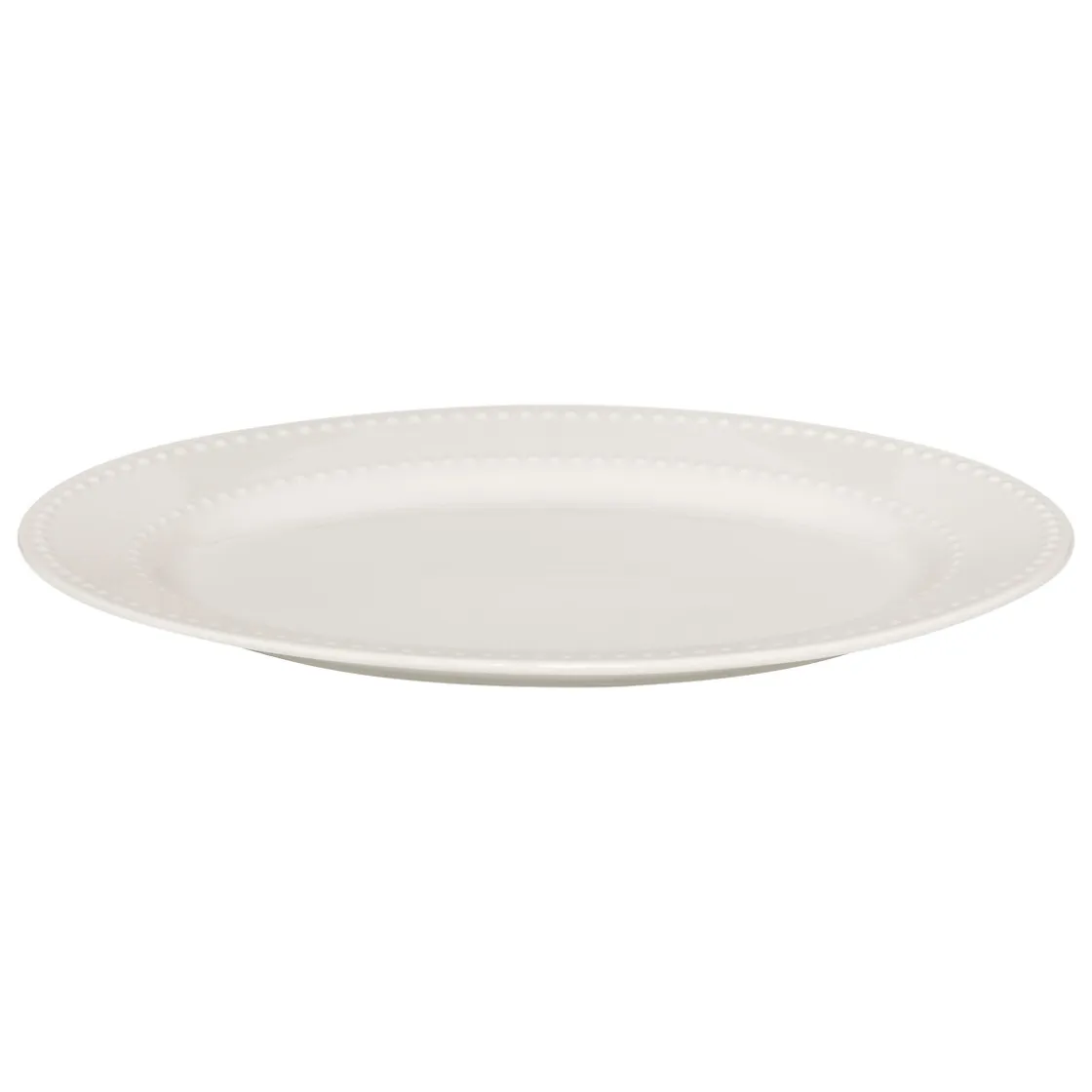 secret d'gourmet Platos>Bandeja ovalada PERLE 33x23cm de porcelana